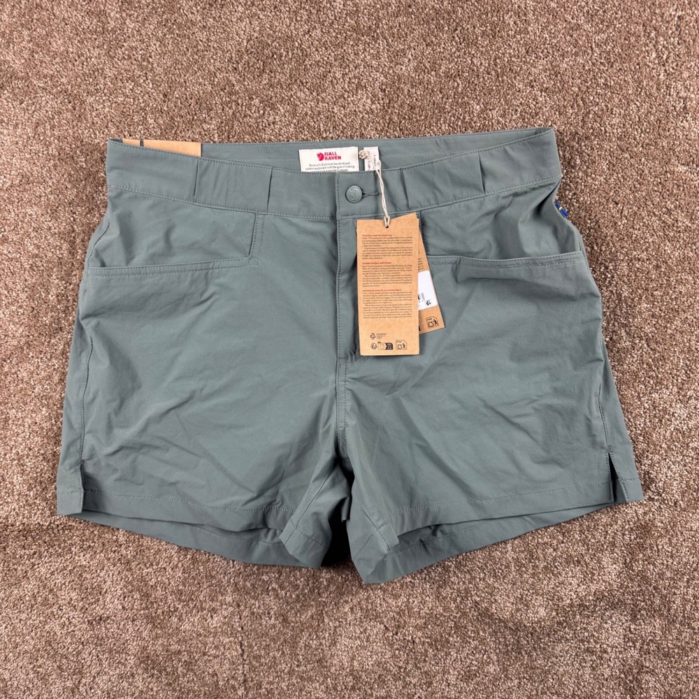Fjallraven High Coast Lite Shorts Womens 40 US 30-31 Patina Green 89431 NEW
